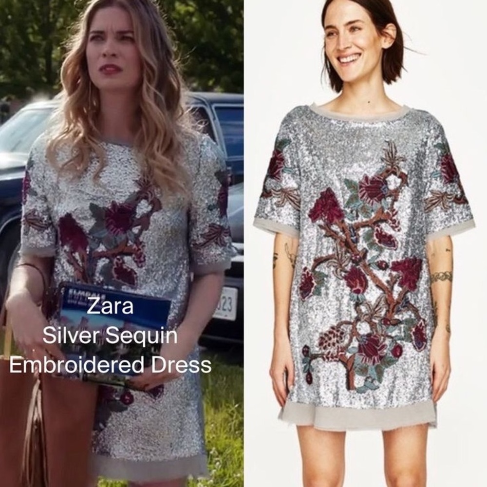 🌹Alexis Rose Sequin Zara Dress